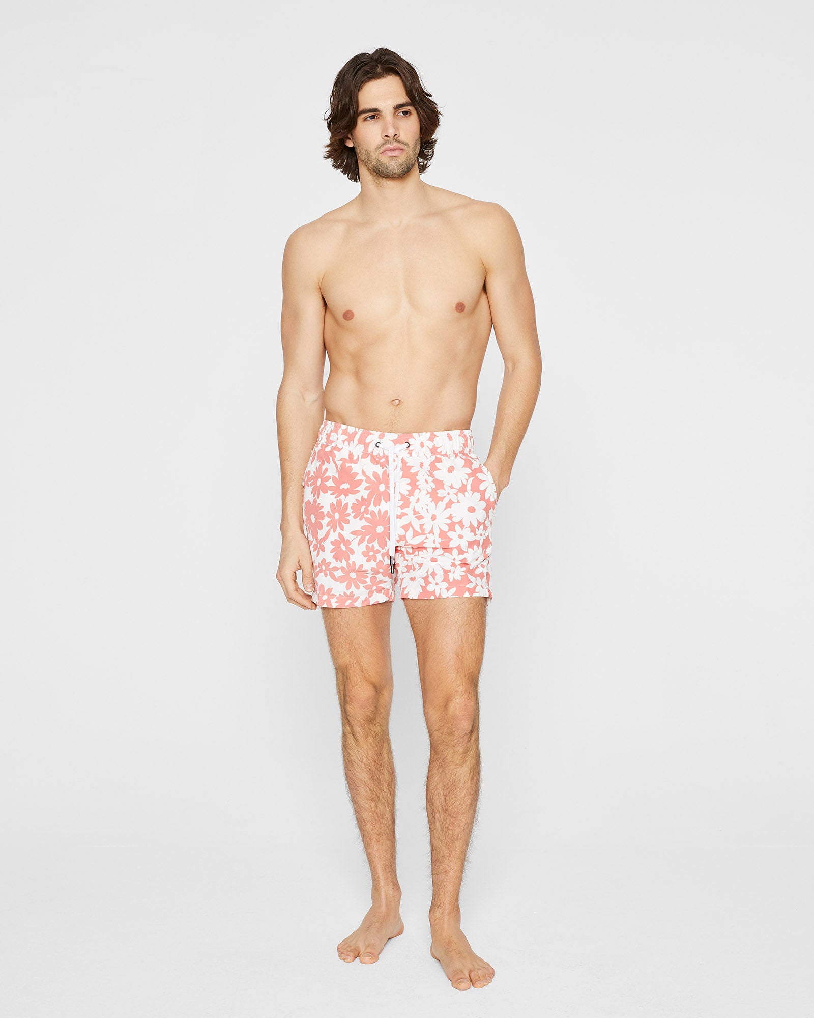 CLUB MONACO - Onia Charles 7" Swim Trunks - Corail