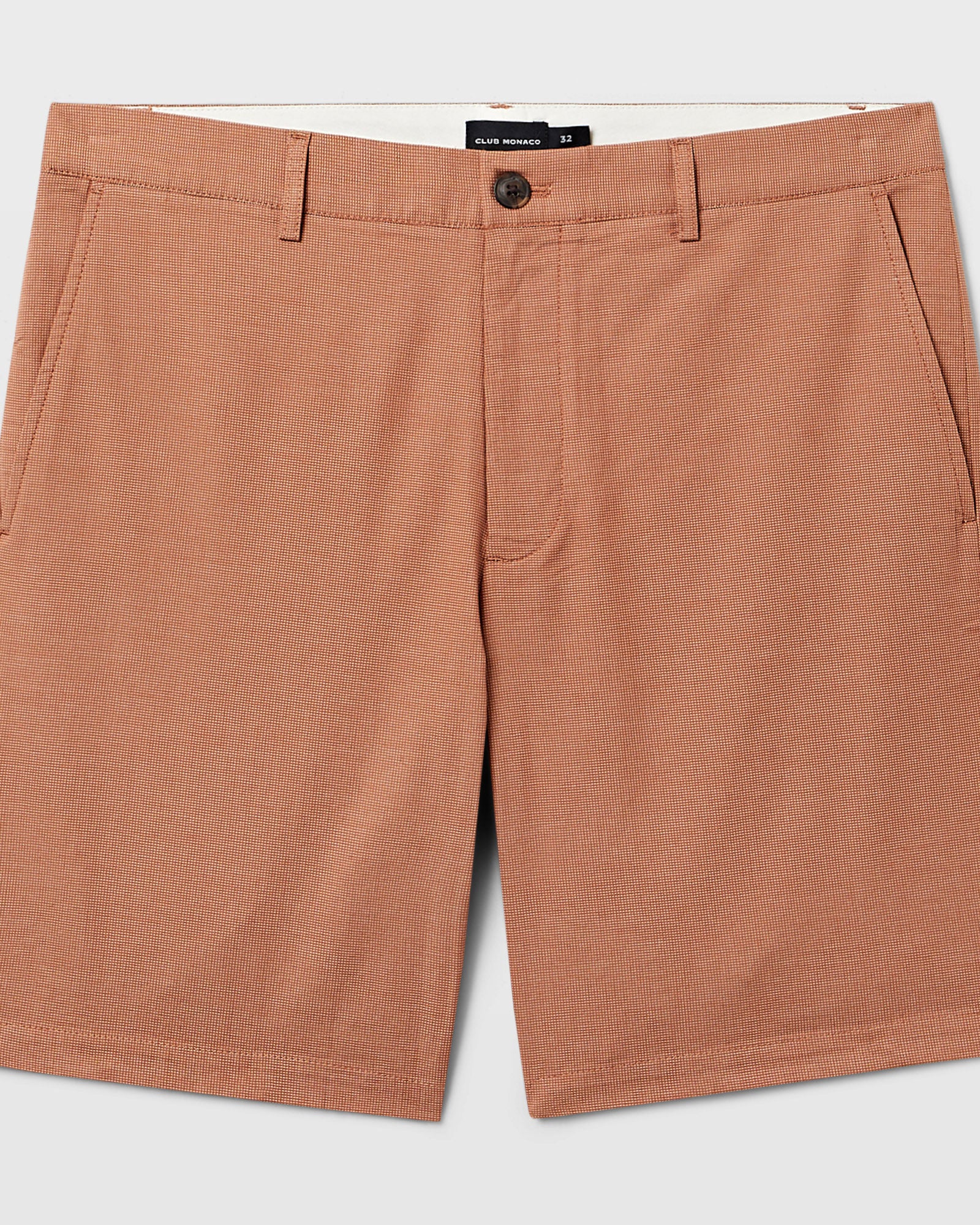 CLUB MONACO - Refined Texture Short - Orange Mix