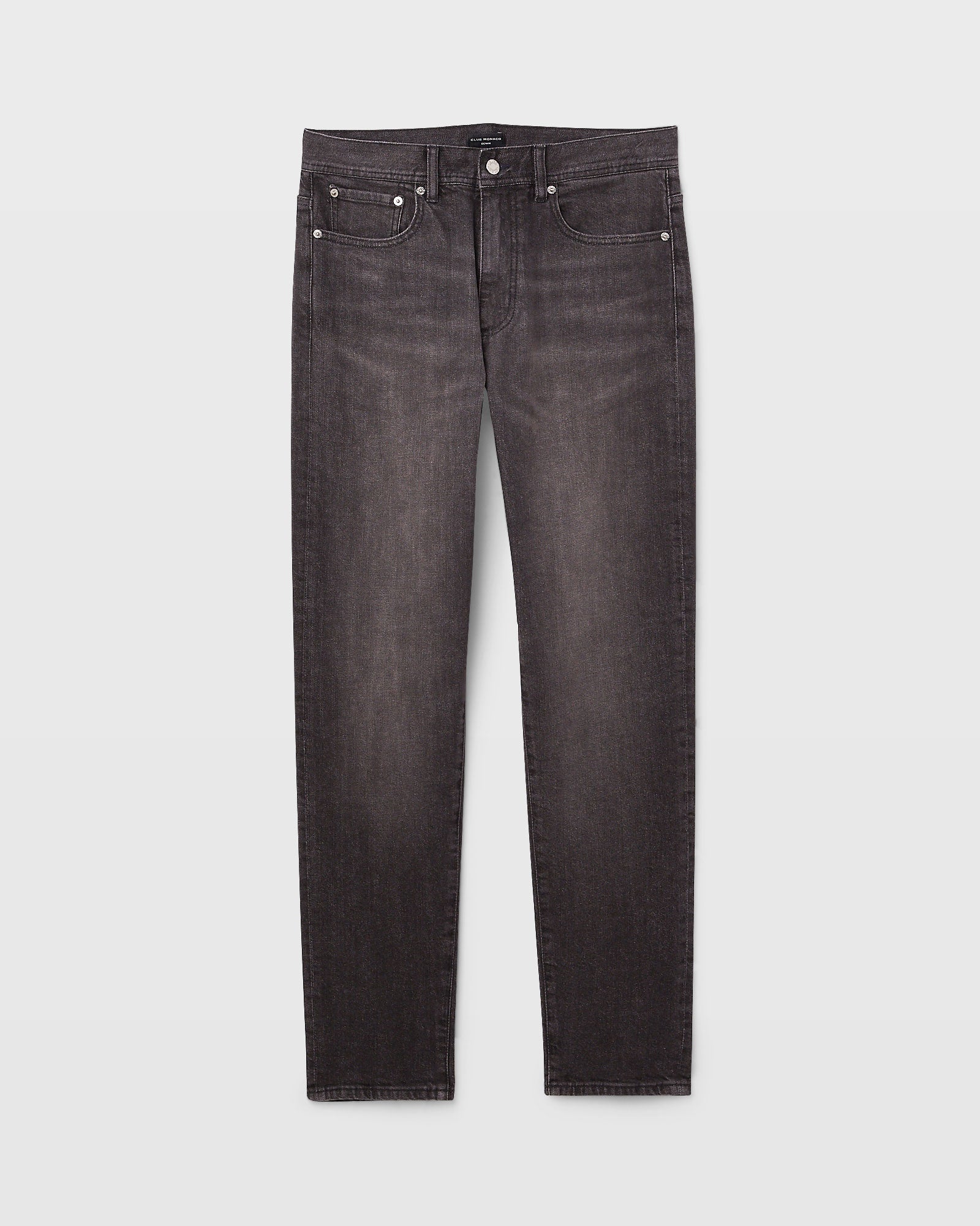 CLUB MONACO - Jean à coupe droite fuselée - Noir