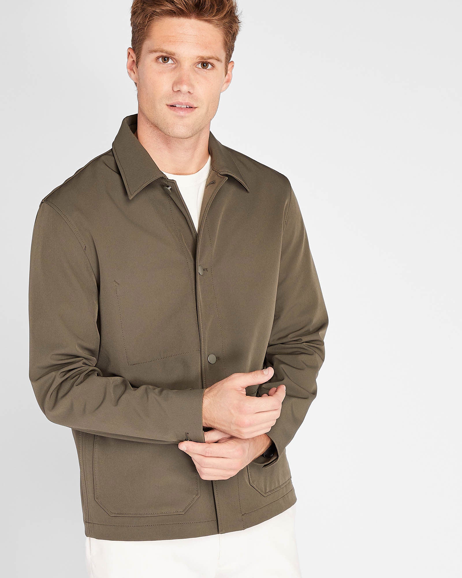 CLUB MONACO - Bonded Chore Coat - Green