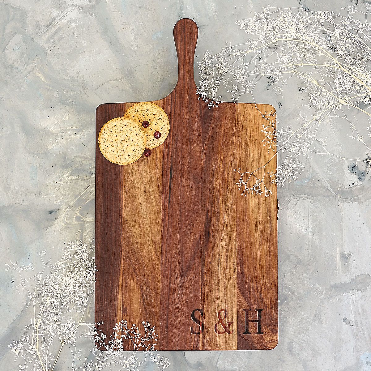 CLUB MONACO - Walnut Charcuterie Wide Board - 