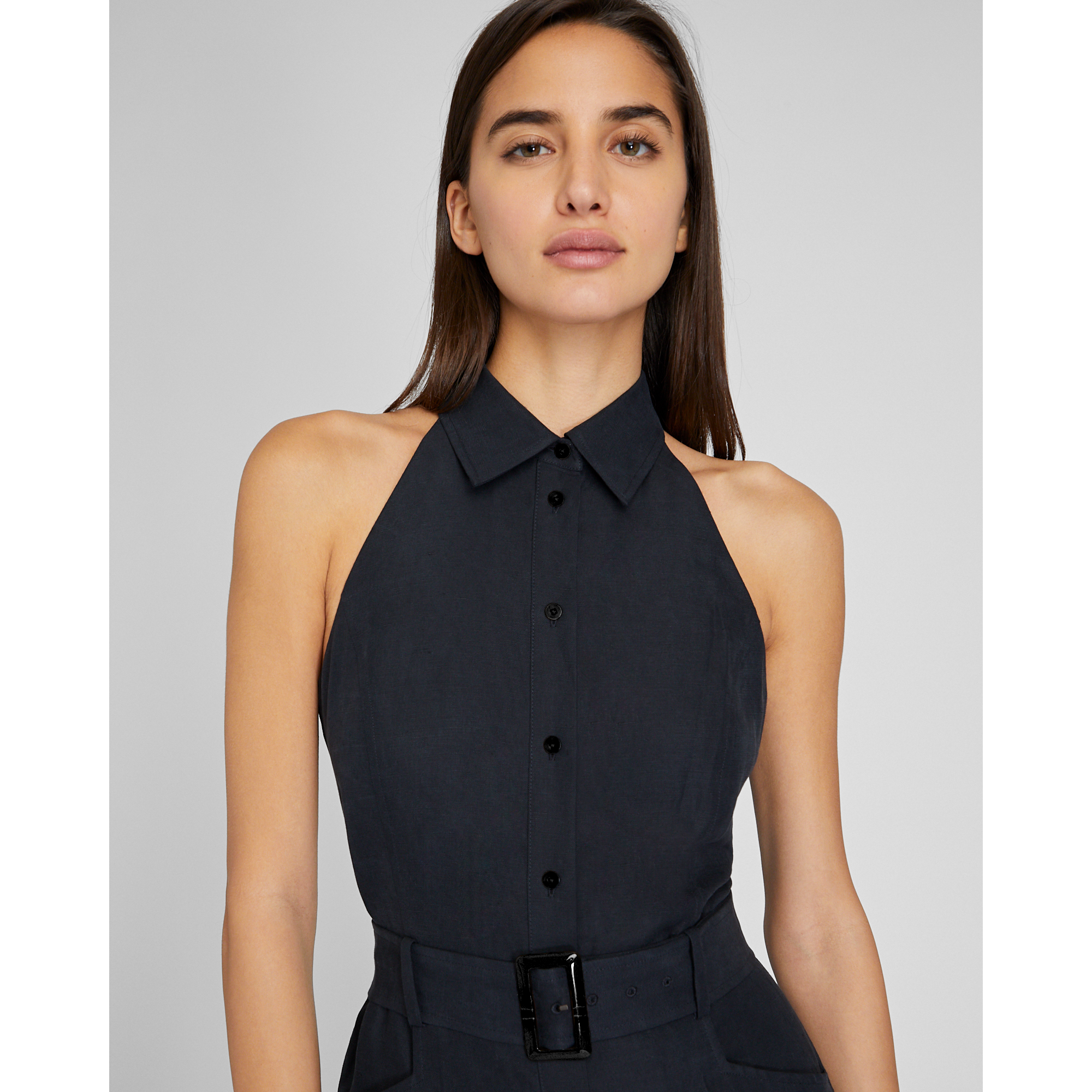 CLUB MONACO - Sleeveless Jumpsuit - Black